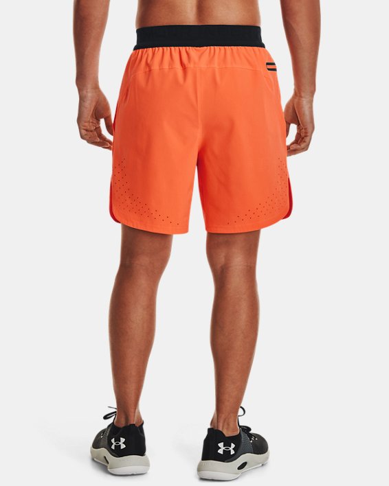 Men's UA Peak Woven Shorts, Orange, pdpMainDesktop image number 1